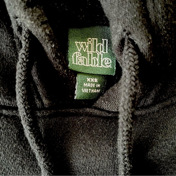 Wild Fable Black Cropped Hoodie I
Drawstring | Size XXS - Picture 2 of 2